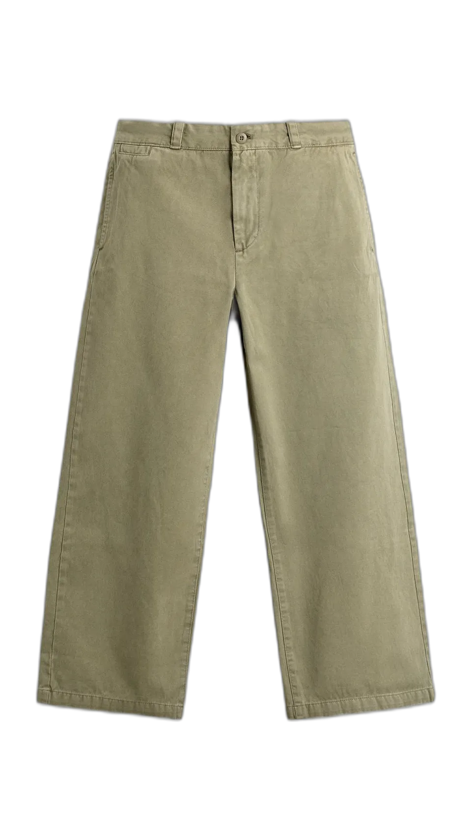 Chinos, olivengrøn fra Zara